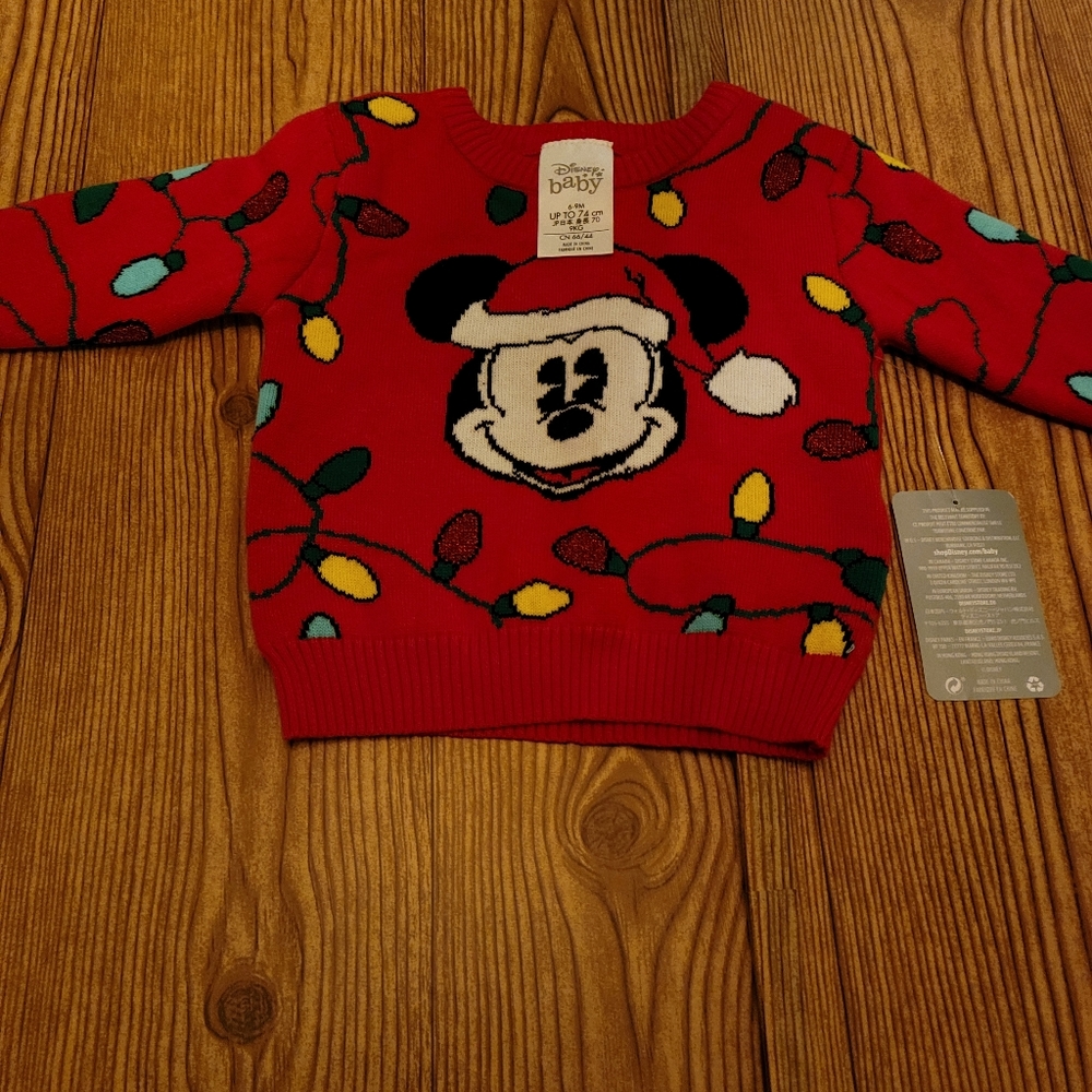 Brand new Mickey Mouse sweater.
